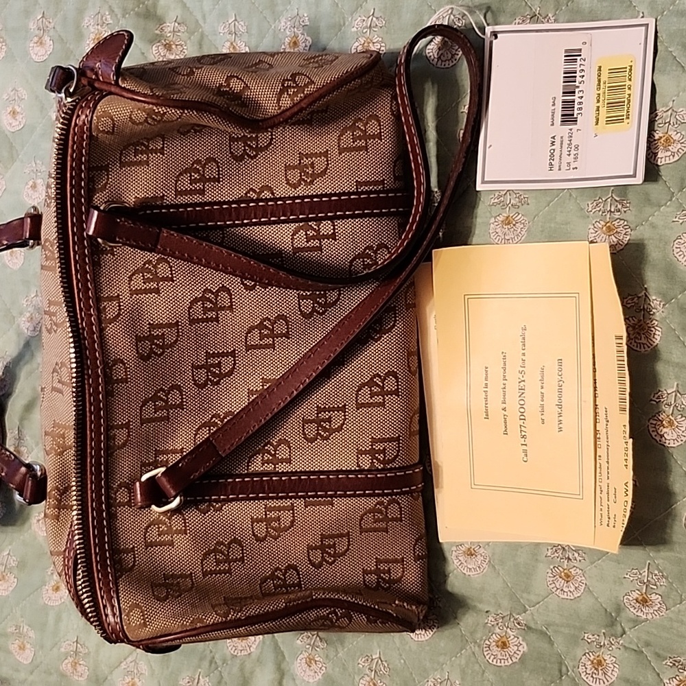 Classic Dooney & Bourke Barrel bag